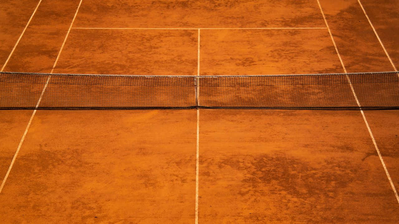 Hintergrundbildeines Tennisplatzes Im Freien In 720p-auflösung