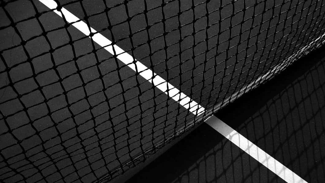 Campoda Tennis Pronto Per L'azione