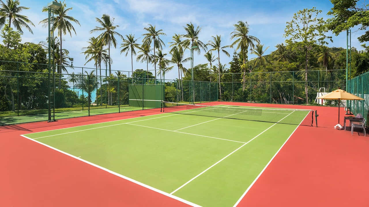 Hit the ball in perfect 720p clarity with this incredible Tennis background