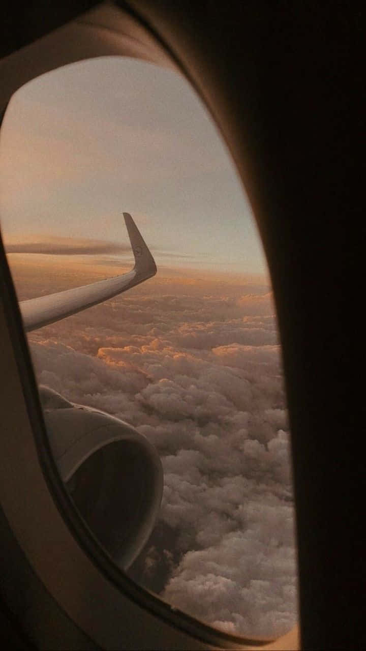 720p Travel Background Aesthetic View Of Clouds Background