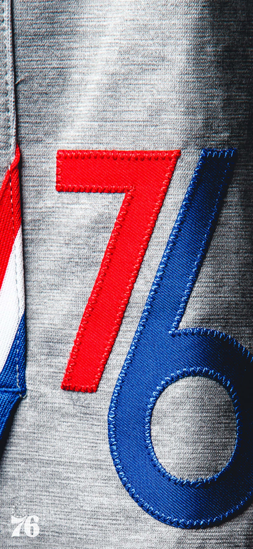 Unlock new technology with the official 76ers Iphone! Wallpaper