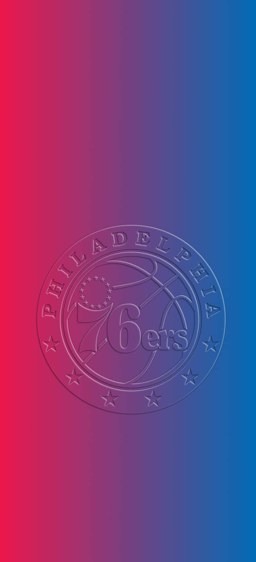 "Show your support for the Philadelphia 76ers with an official team iPhone!" Wallpaper