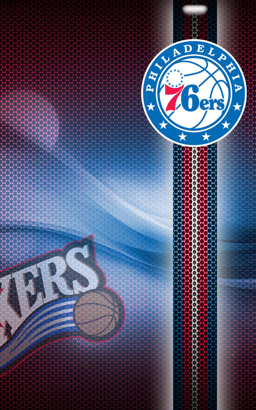 Celebrate the Philadelphia 76ers with this unique team-themed iPhone Wallpaper
