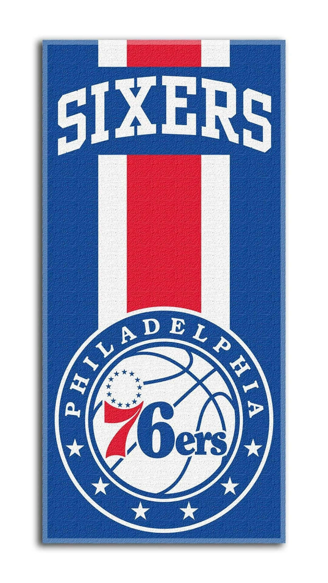 Entrain Campo Con I Philadelphia 76ers E Il Tuo Iphone. Sfondo