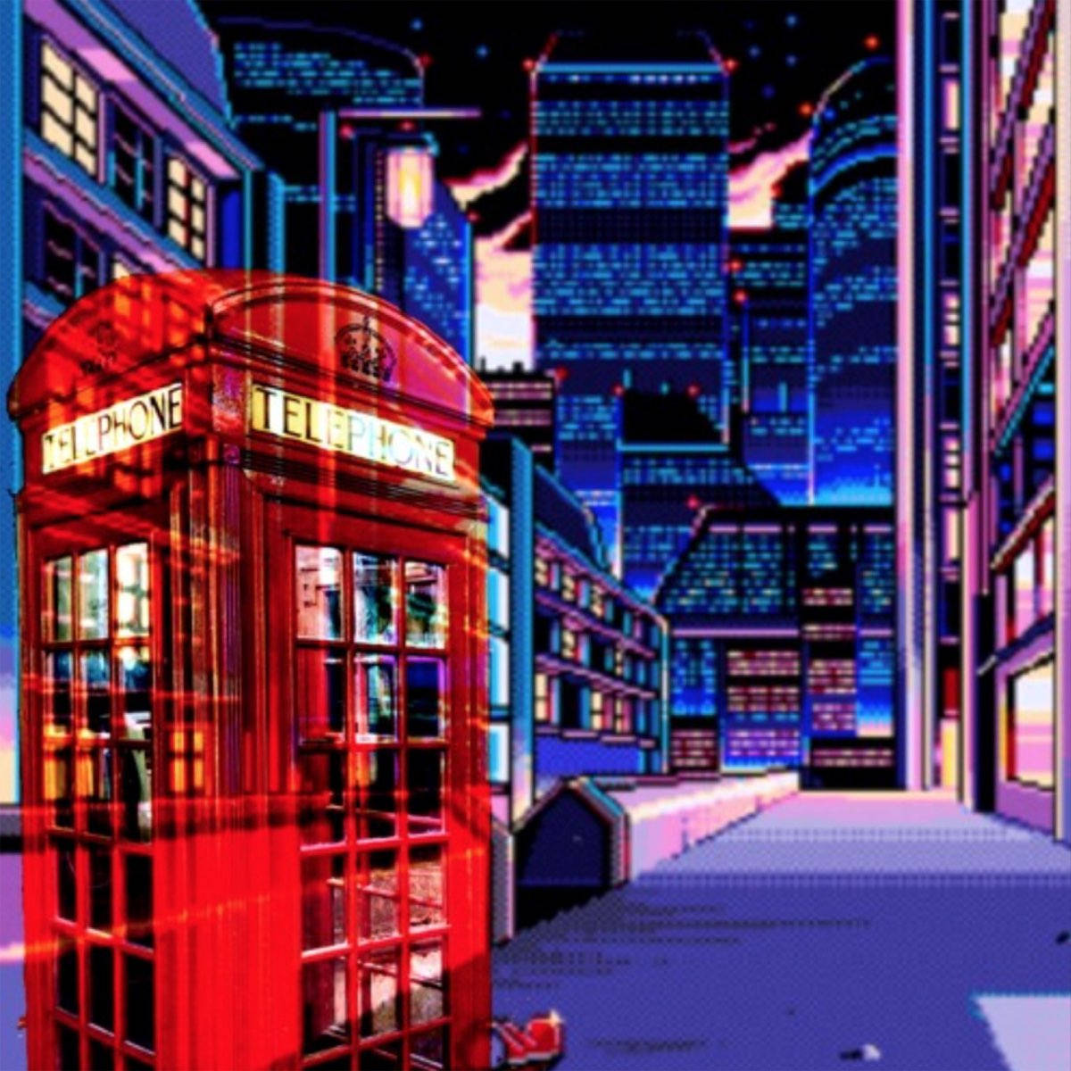 8 Bit Japan London Wallpaper