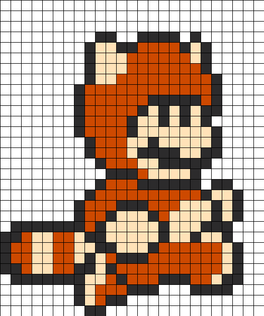 8 Bit Mario Pixel Art PNG