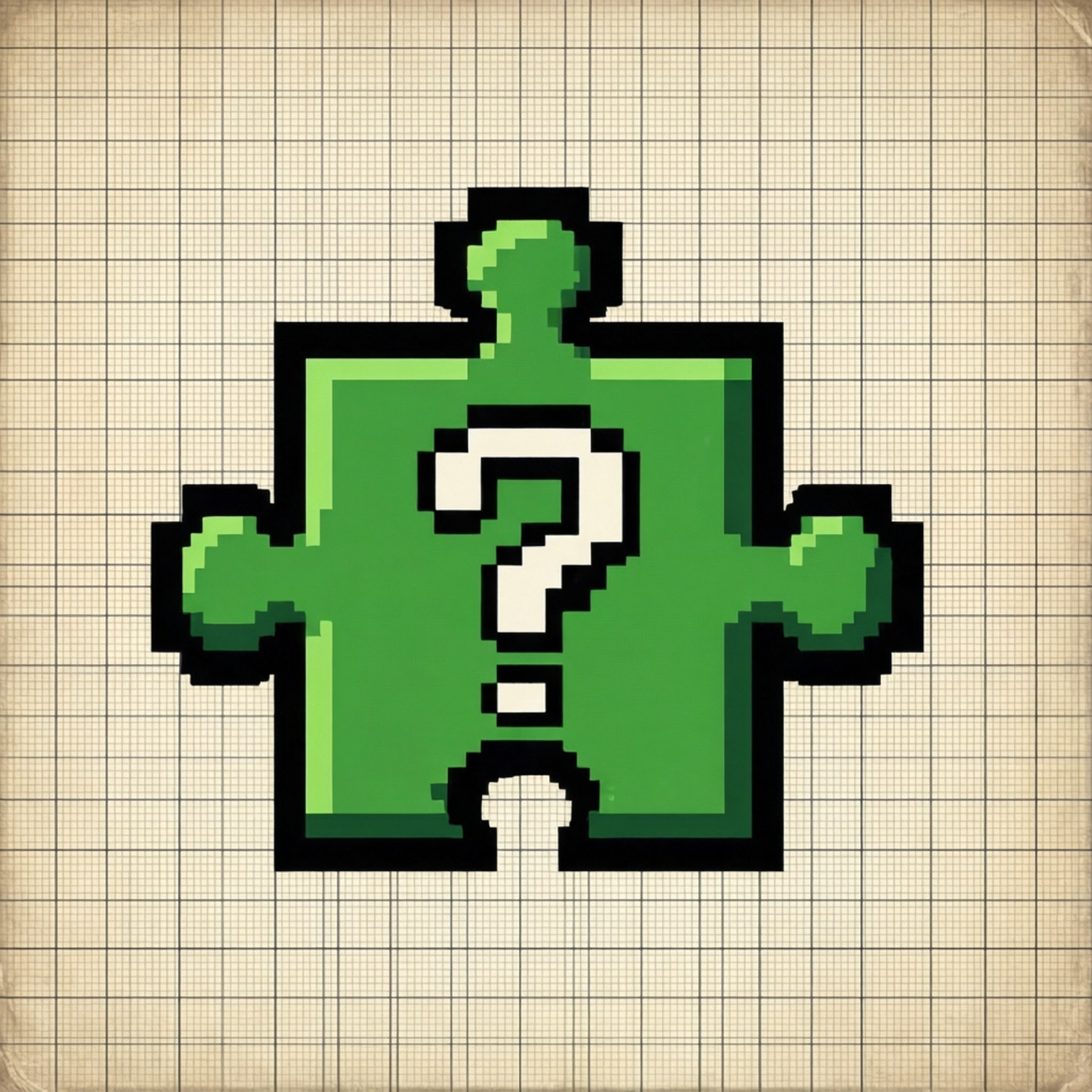 Een pixelkunst-achtergrond van een klassiek ontbrekend afbeeldingspictogram in 8-bit-stijl.