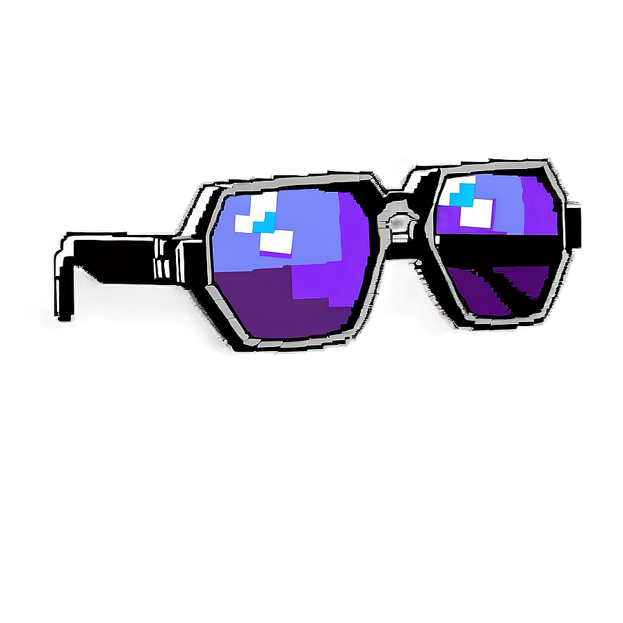 8-bit Sunglasses Png 06132024 PNG