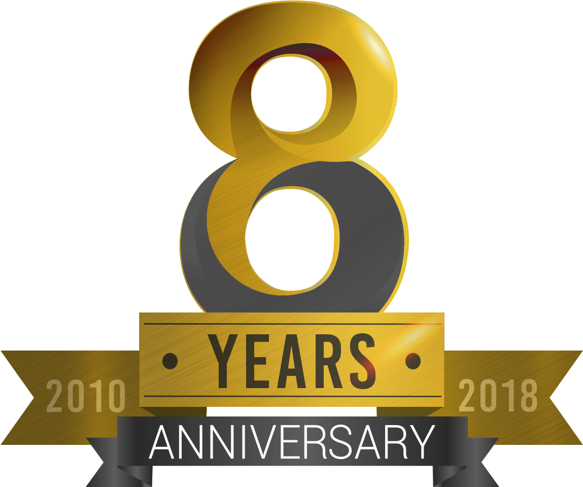 8 Year Anniversary Emblem PNG