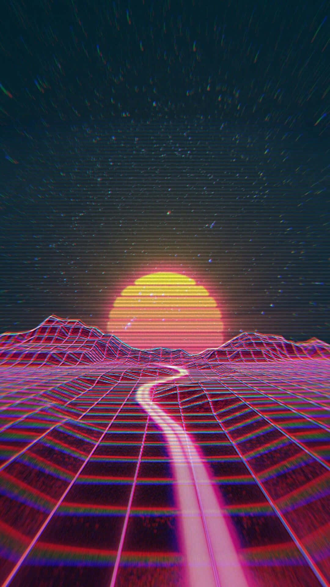 "Bring the 80s Aesthetic to Your Iphone" Wallpaper