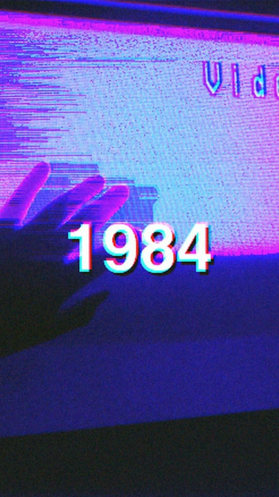 1984 Home Screen For 80s Aesthetic Iphone Wallpaper
