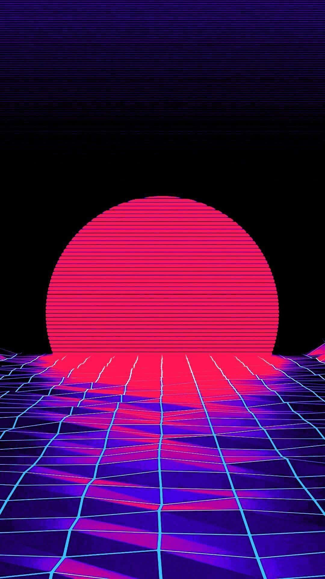 "Bring your retro vibes to the present with this 80s Aesthetic iPhone wallpaper" Wallpaper