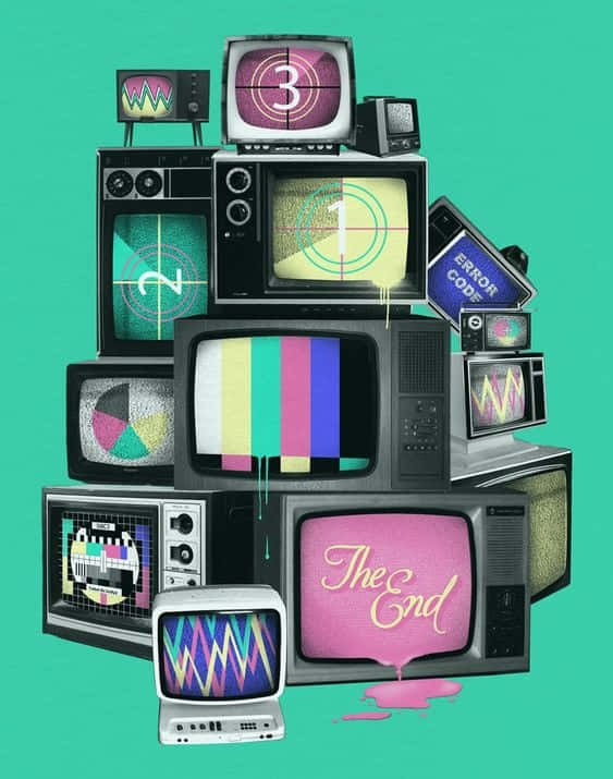80s iPhone Televisions Wallpaper