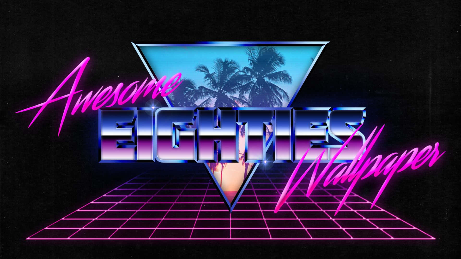 "Take A Trip To The 80s With This Neontastic Wallpaper!" Wallpaper