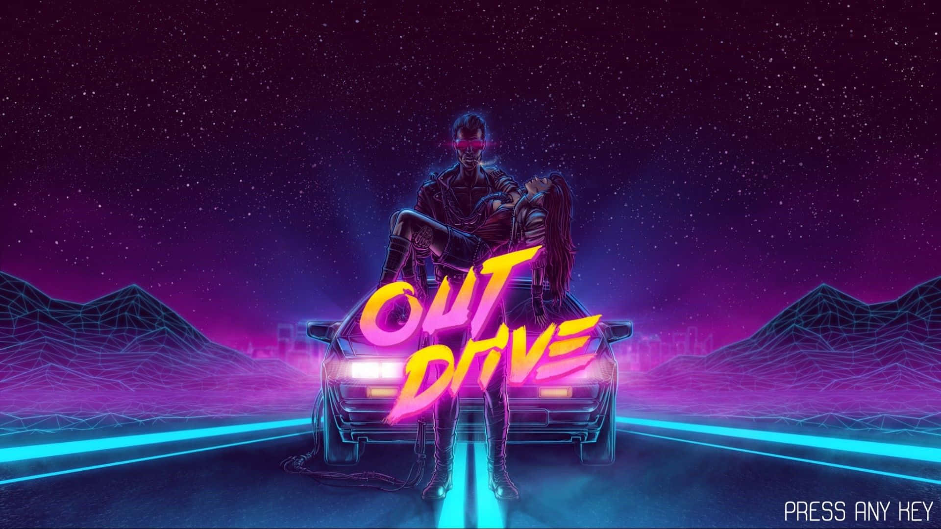 Reviving the Style of the 80s - Neon Vibes Wallpaper