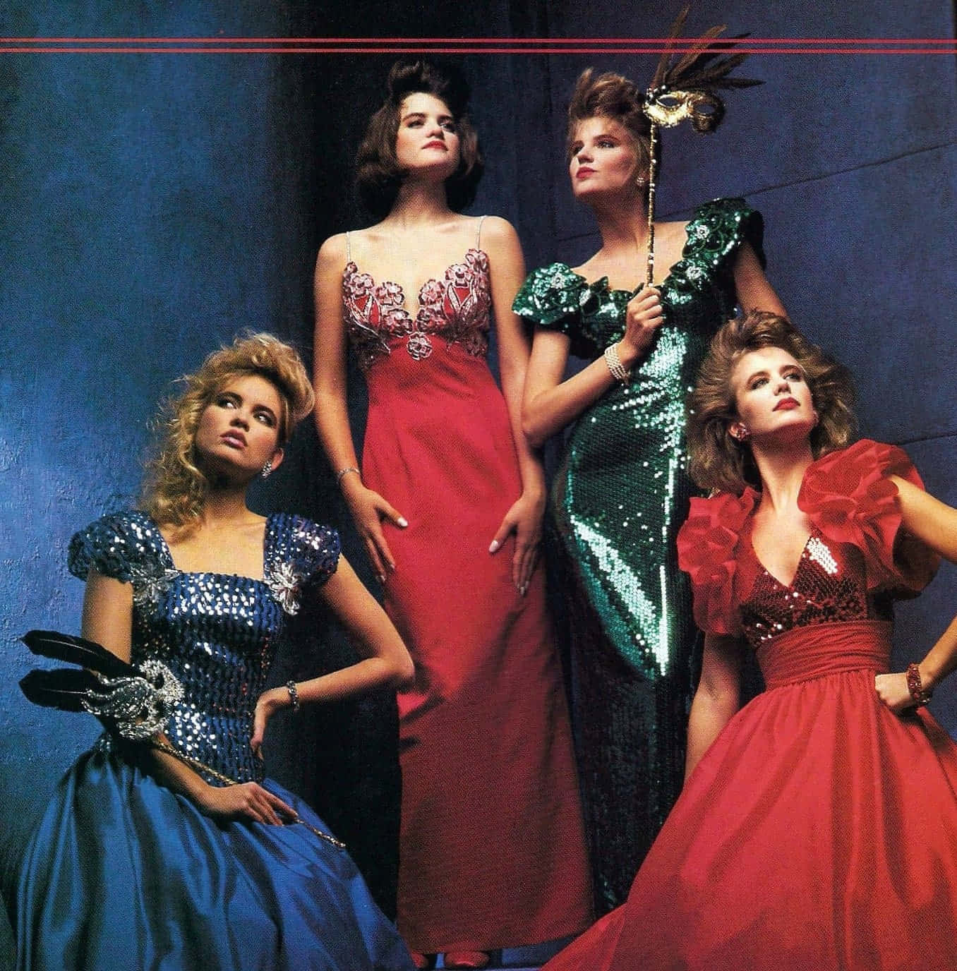 1980s prom dresses