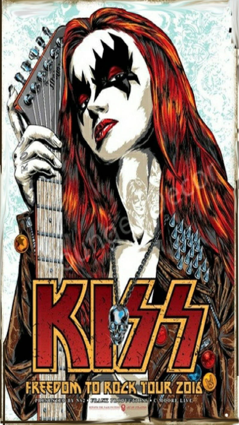80s Rock Tour Poster Wallpaper