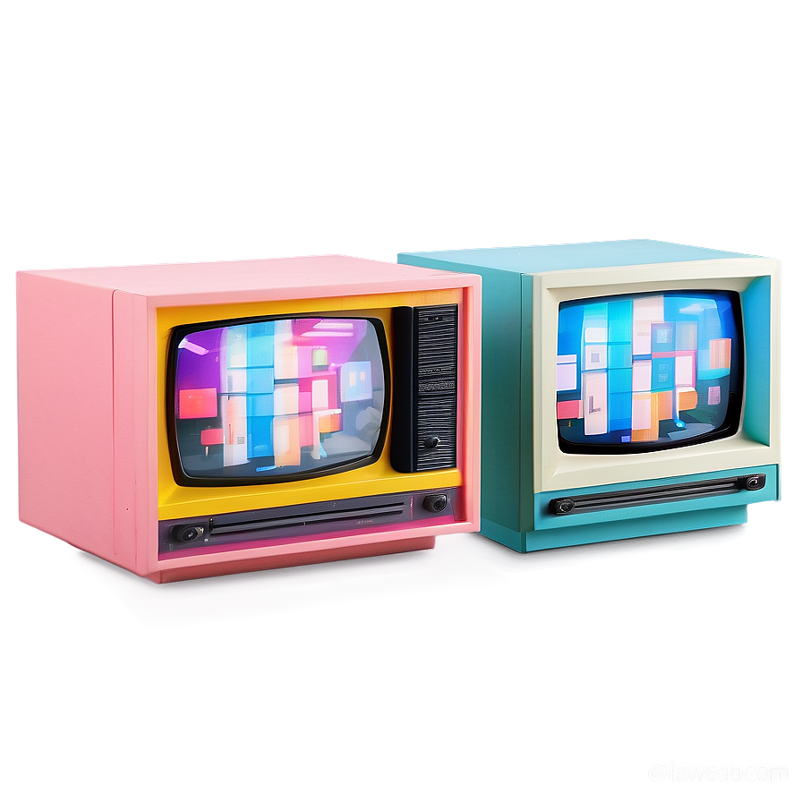 80s Tv Nostalgia Pack Png Fxd60 PNG