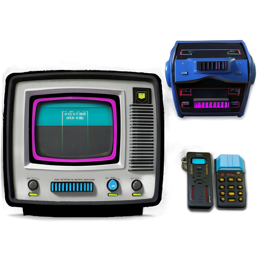 Download 80s Tv Show Gadgets Png 06252024 | Wallpapers.com