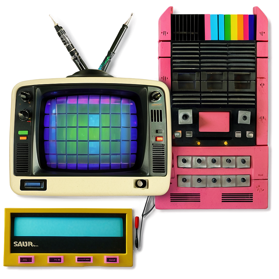 80s Tv Show Gadgets Png Qpk72 PNG