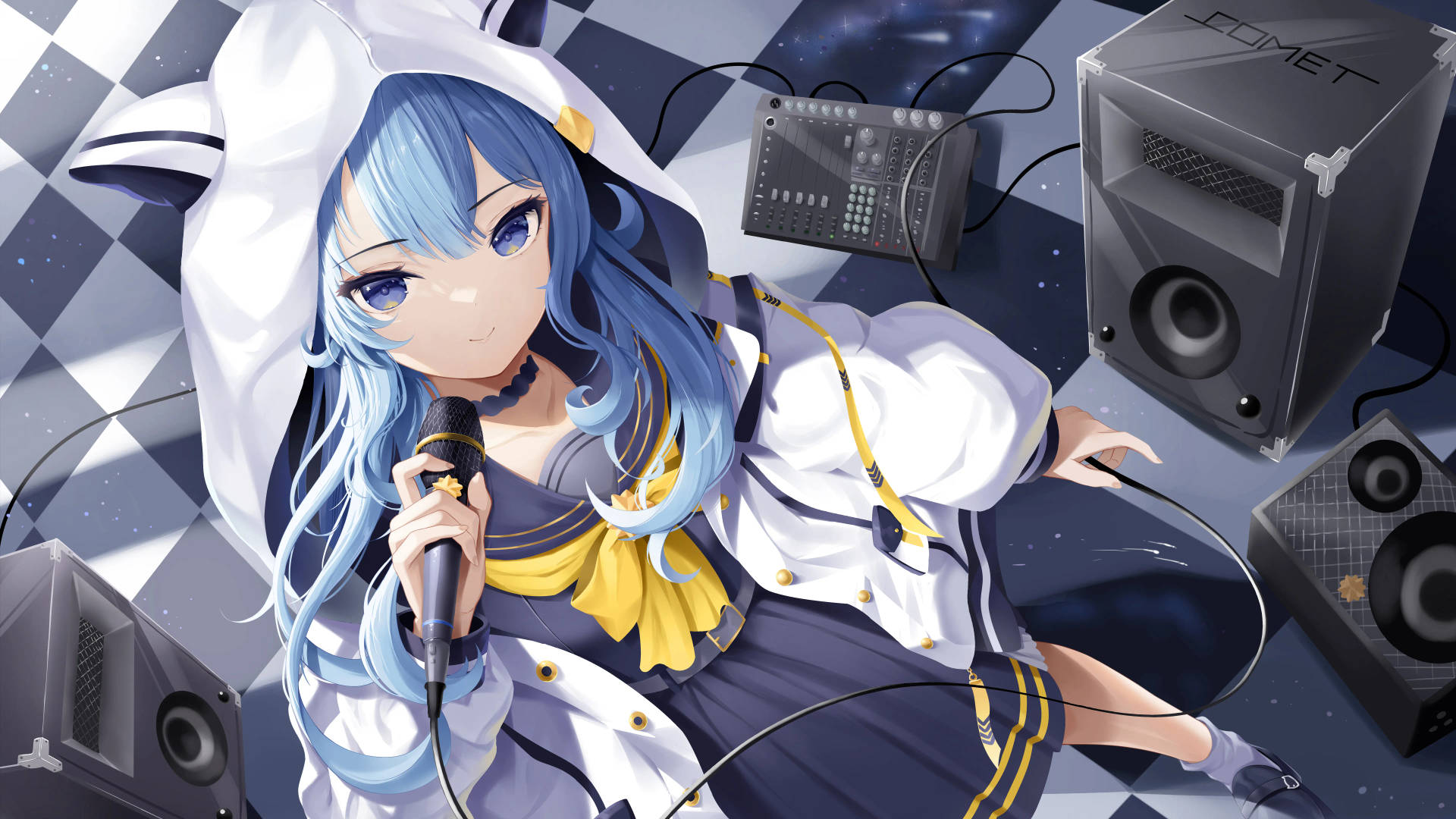 8k Anime Suisei Idol Background
