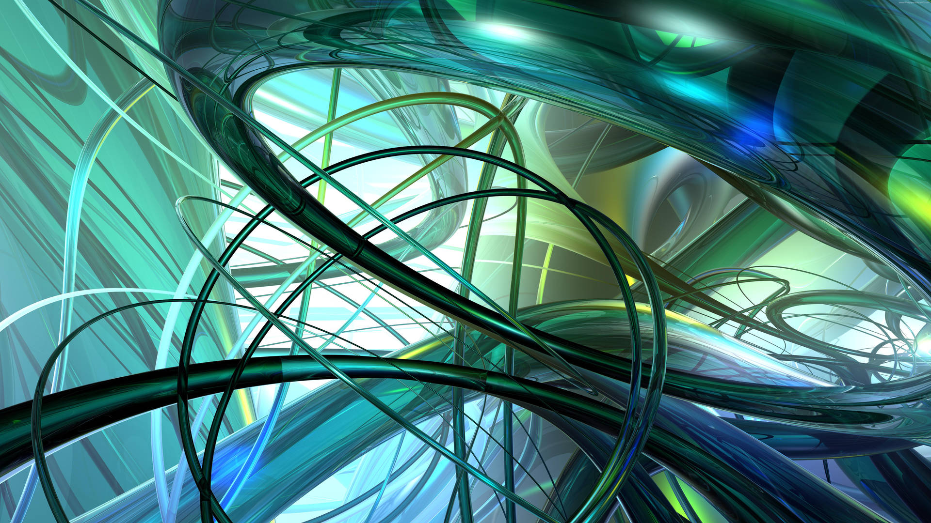 8k Desktop Abstract Tubes Background