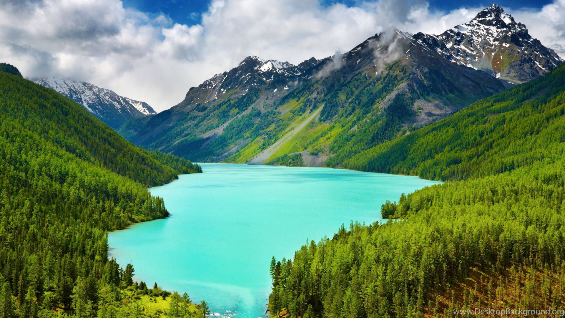 8kescritorio Montaña Y Lago Fondo de pantalla