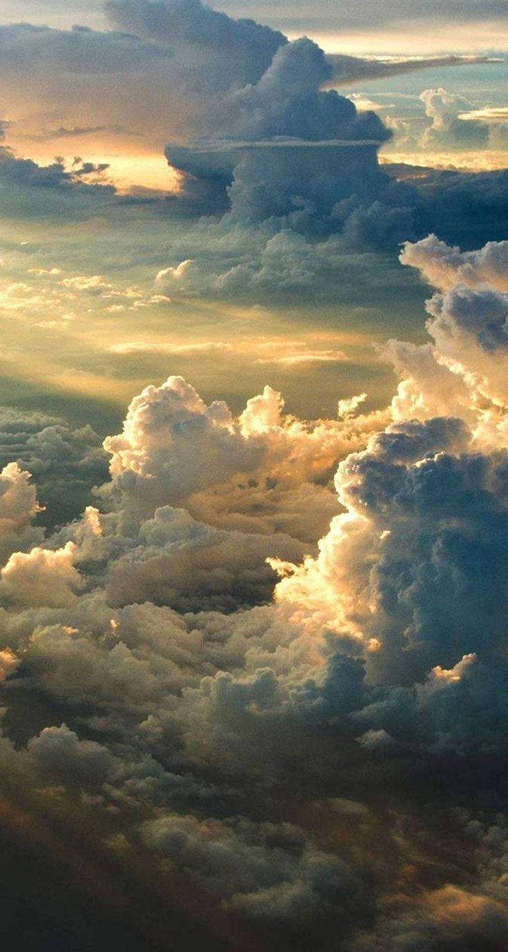 8K iPhone Cloudy Sunset Wallpaper