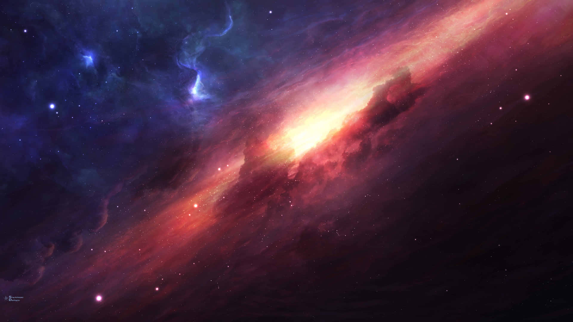 Udforske galakser udenfor vores egen Wallpaper