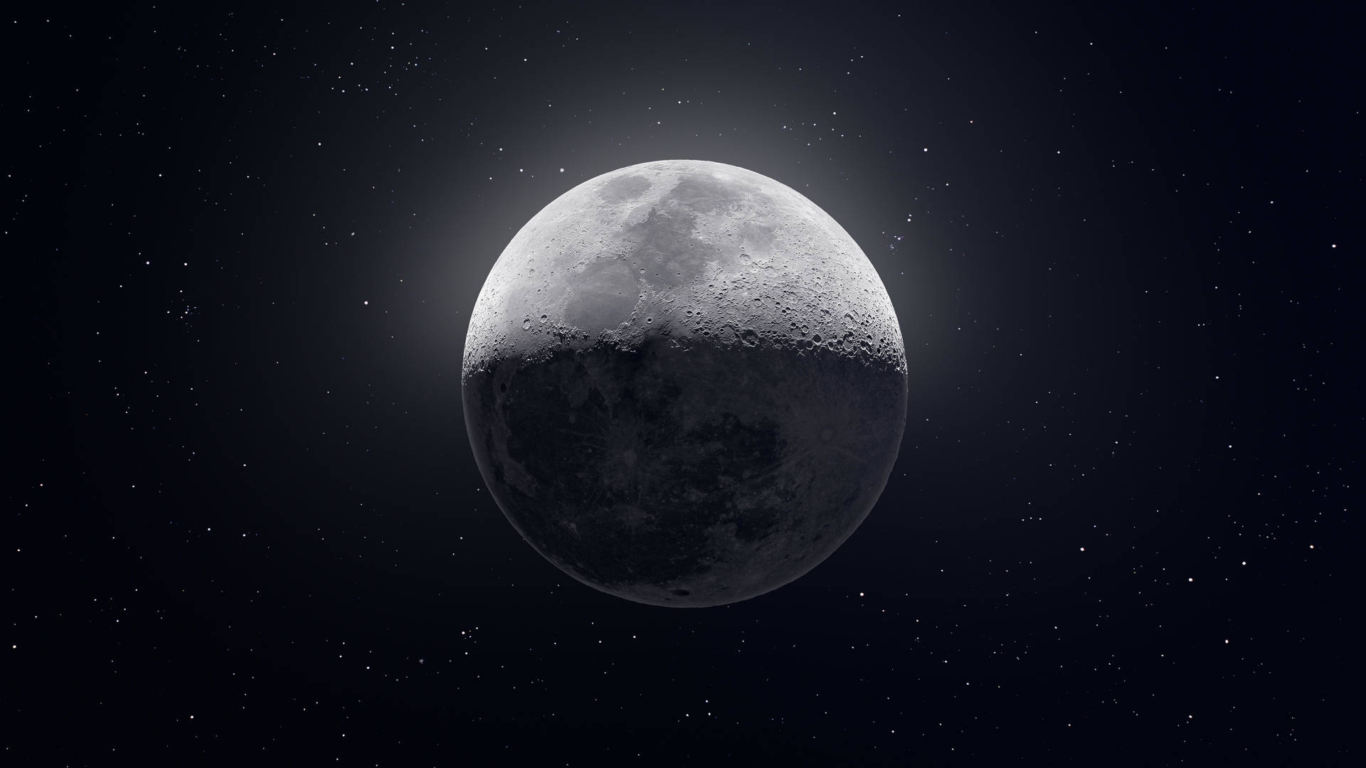 8k Ultra Hd Moon At Night Wallpaper