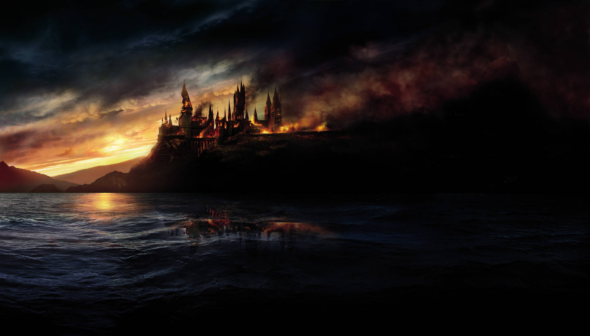 8k Ultra Hd Slaget Ved Hogwarts Wallpaper