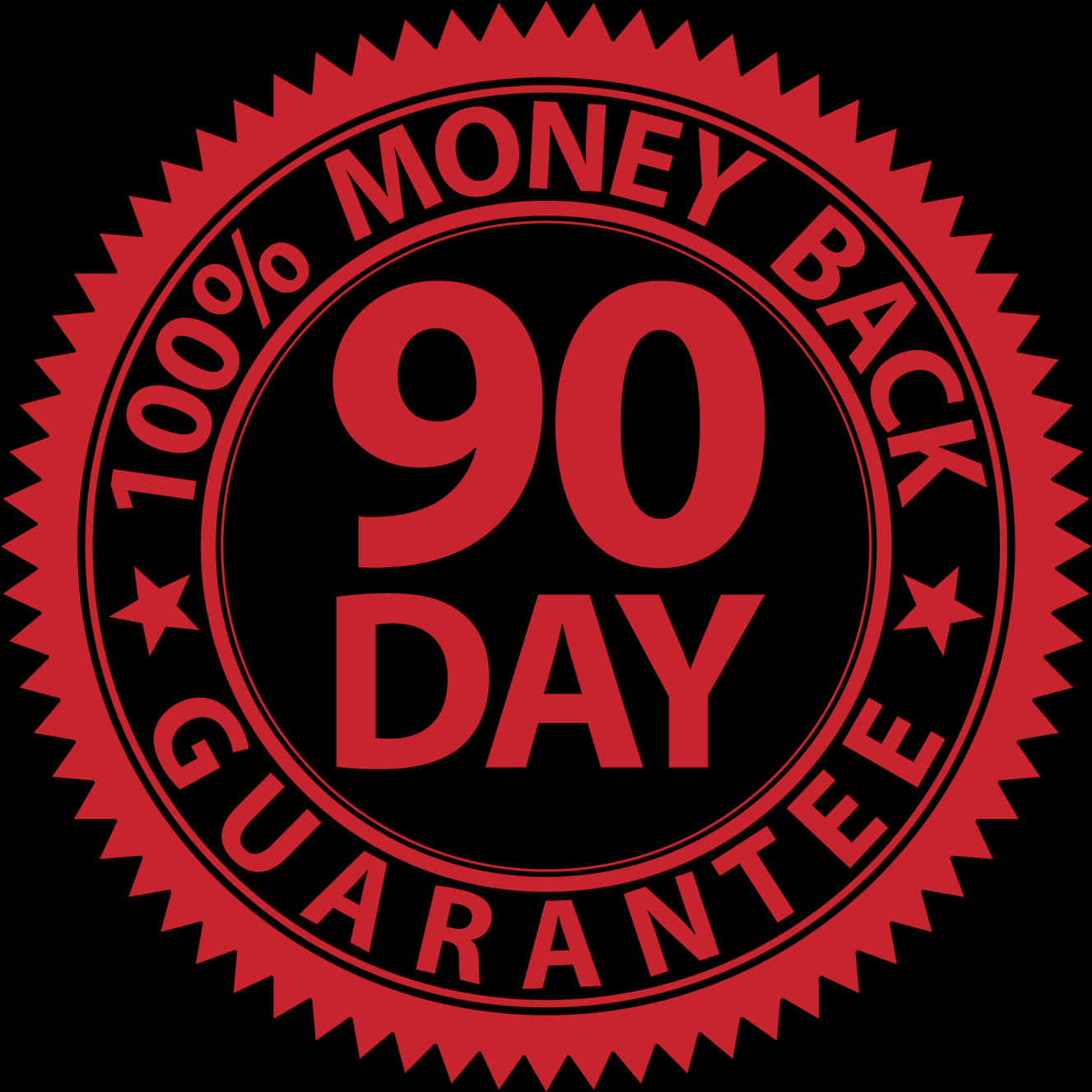 Download 90 Day Money Back Guarantee Seal | Wallpapers.com