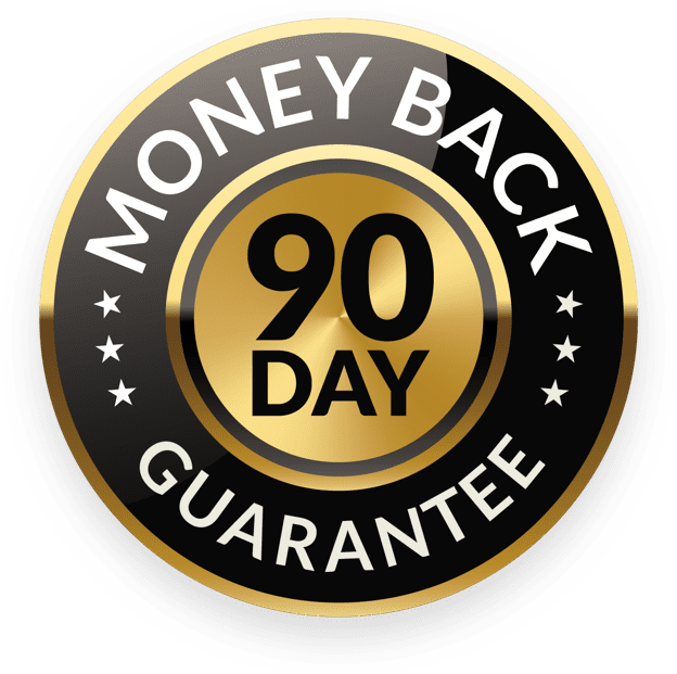 90 Day Money Back Guarantee Seal PNG