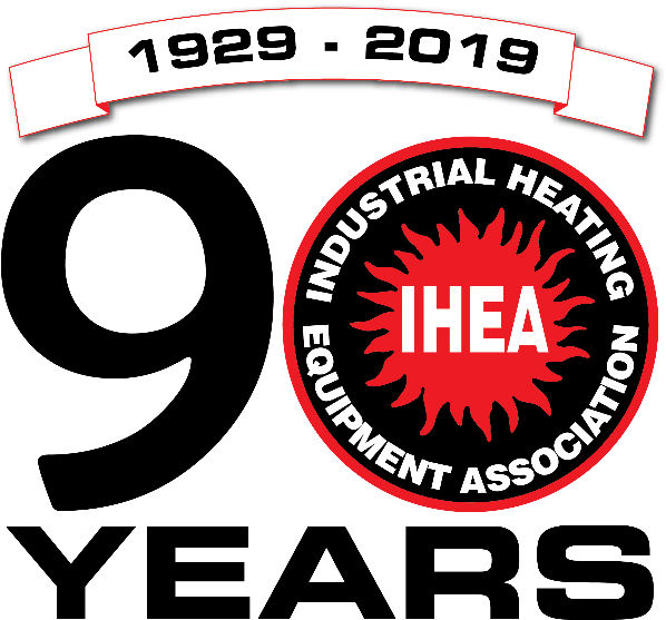 90 Years Industrial Heating Equipment Association Celebration Logo PNG