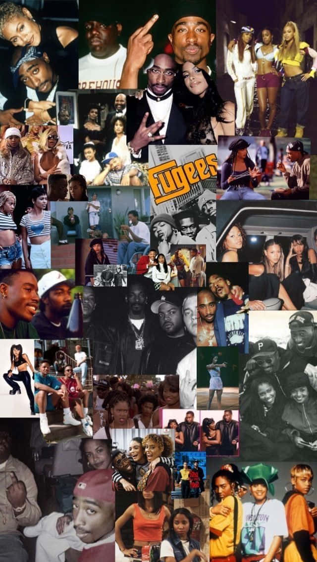 A Collage Of Pictures Of People And People Wallpaper