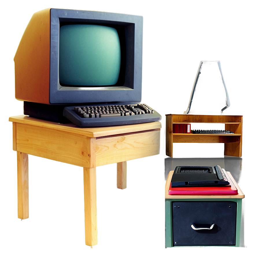90s Computer In Classroom Png Plu PNG