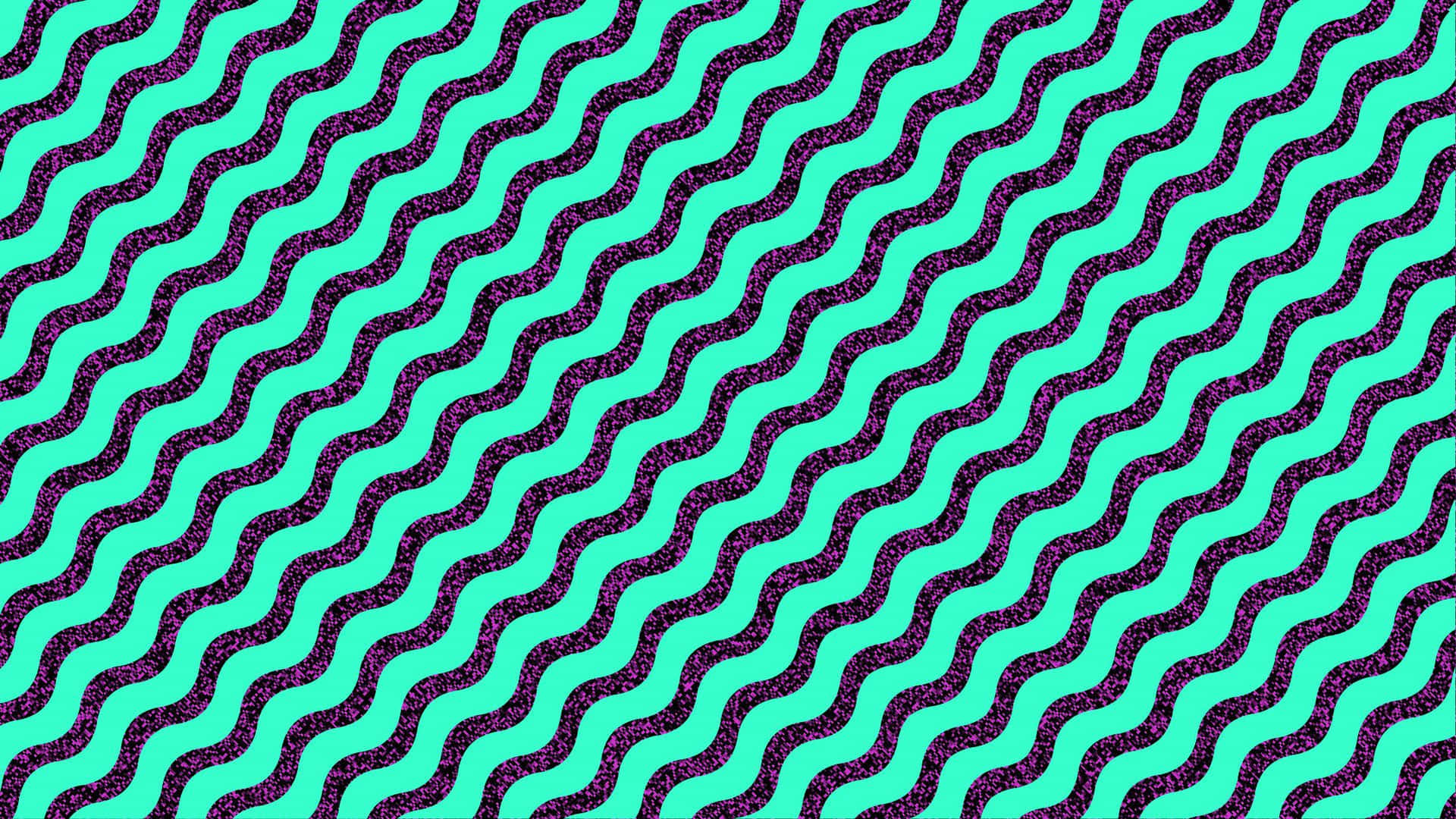 Eingrünes Und Schwarzes Wellenförmiges Muster Wallpaper