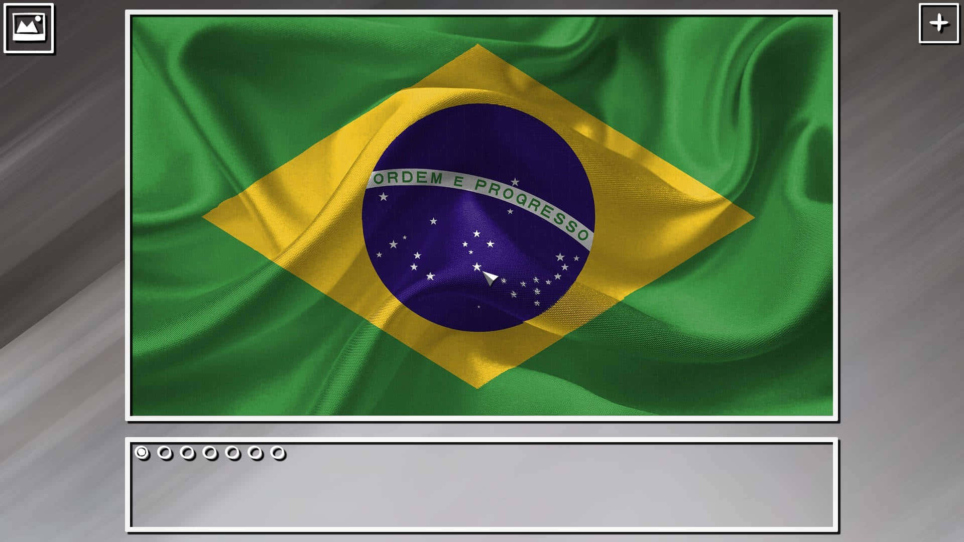 Bandeirado Brasil - Miniatura Da Captura De Tela. Papel de Parede