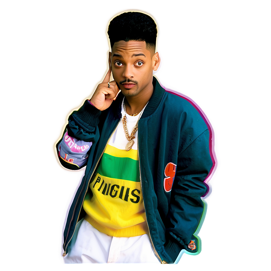 Download 90s Fresh Prince Graphic Png 06252024 | Wallpapers.com