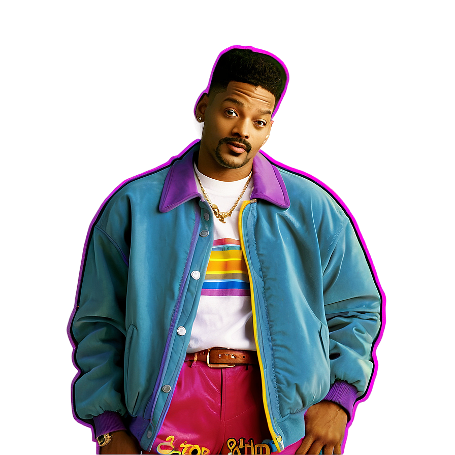 90s Fresh Prince Graphic Png Yqa PNG