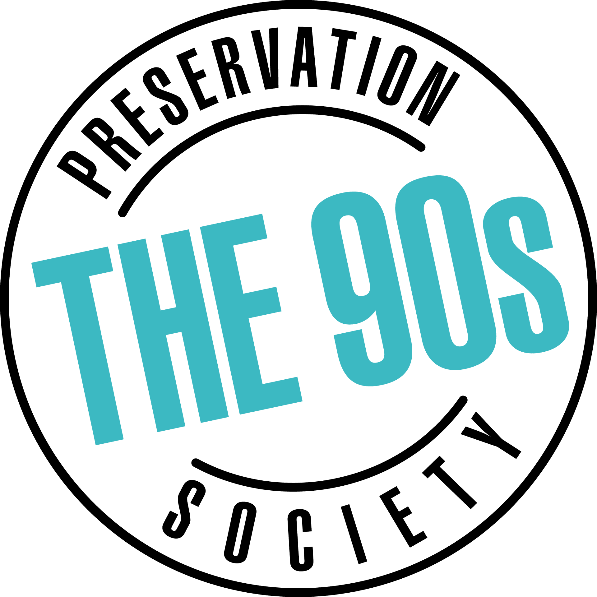 90s Preservation Society Logo PNG