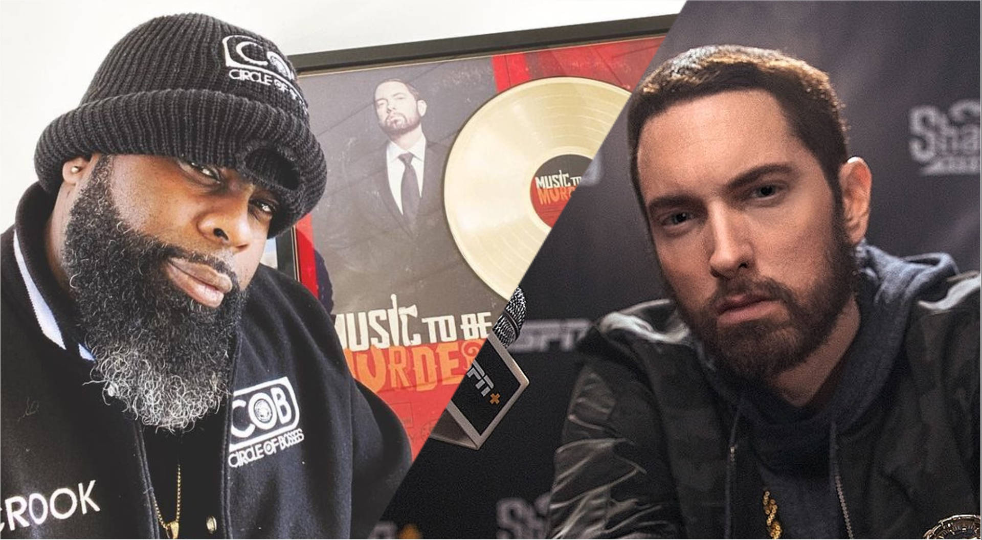 90s Rappers Eminem And Tom Macdonald Wallpaper