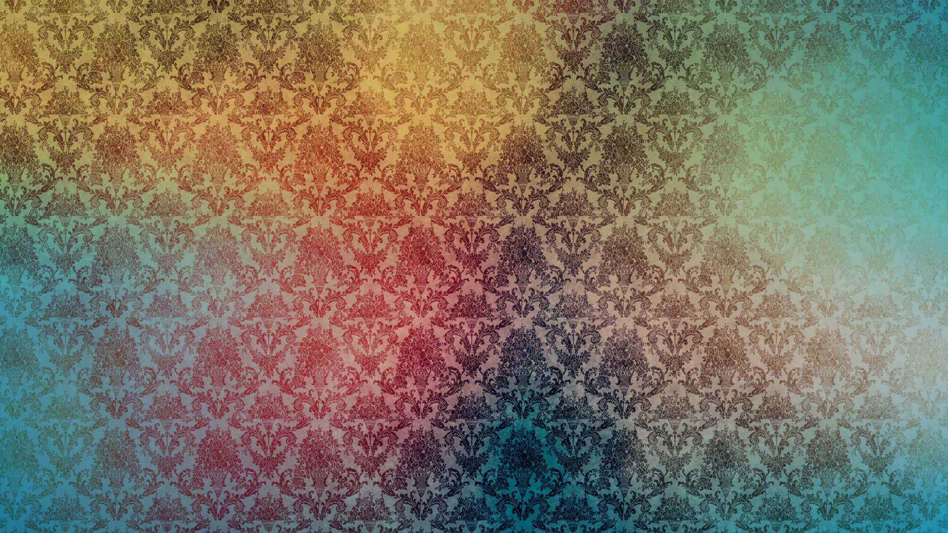 A Colorful Wallpaper With A Pattern Wallpaper