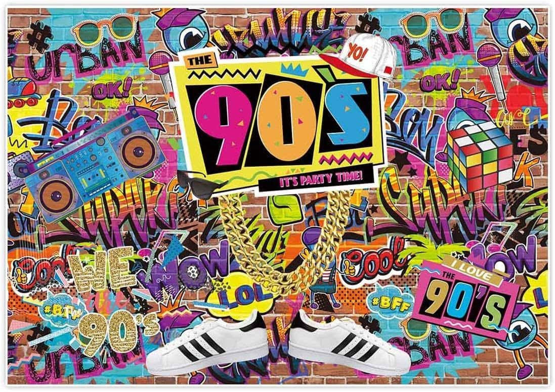 Retro Rebellion: Embracing the 90s Style All Over Again Wallpaper