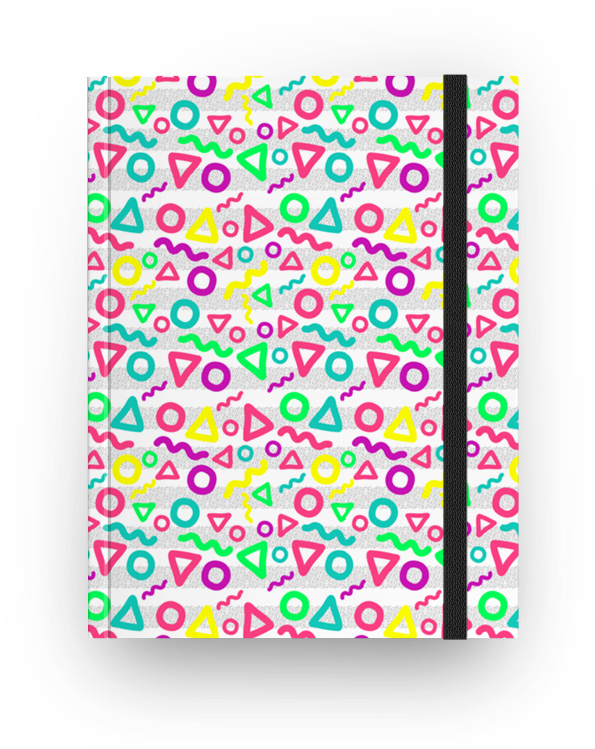 90s Style Pattern Binder PNG