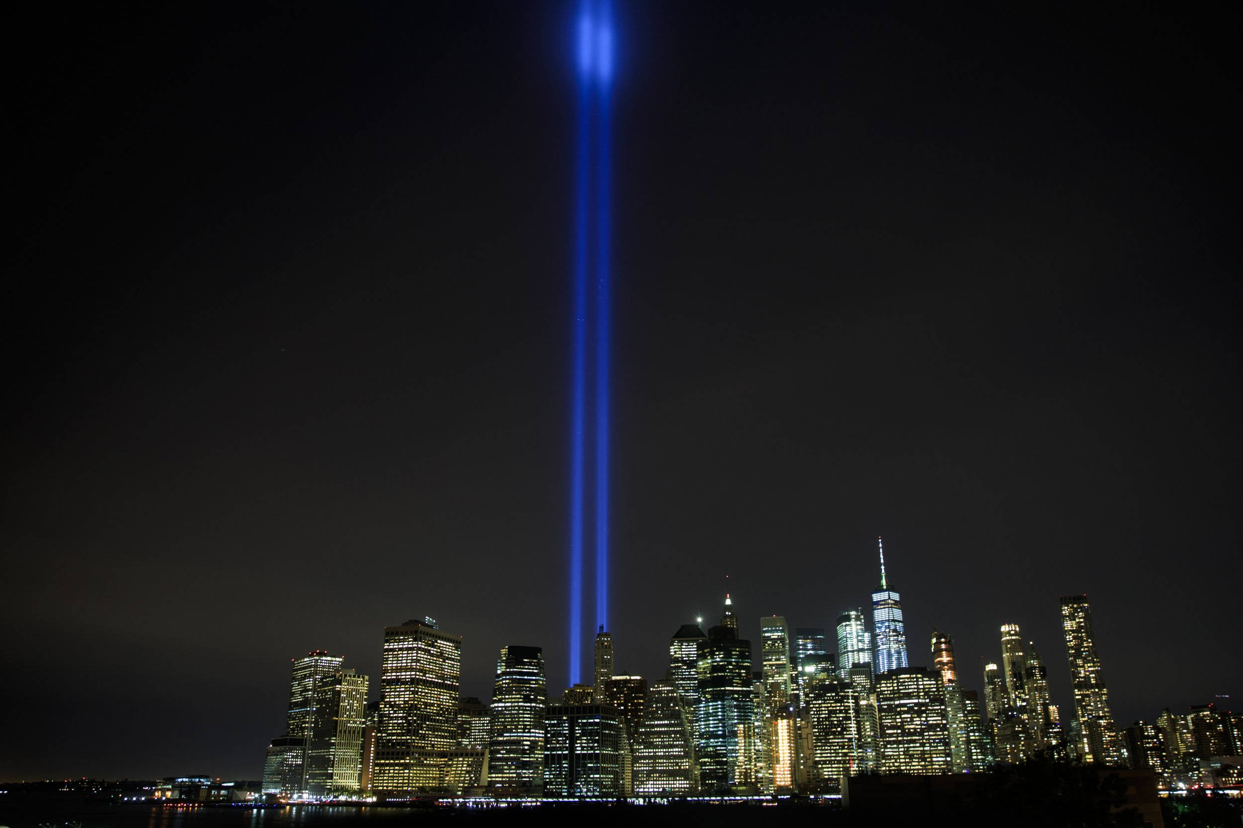 Homenajeal Memorial Del 9/11 Desde Lejos Fondo de pantalla