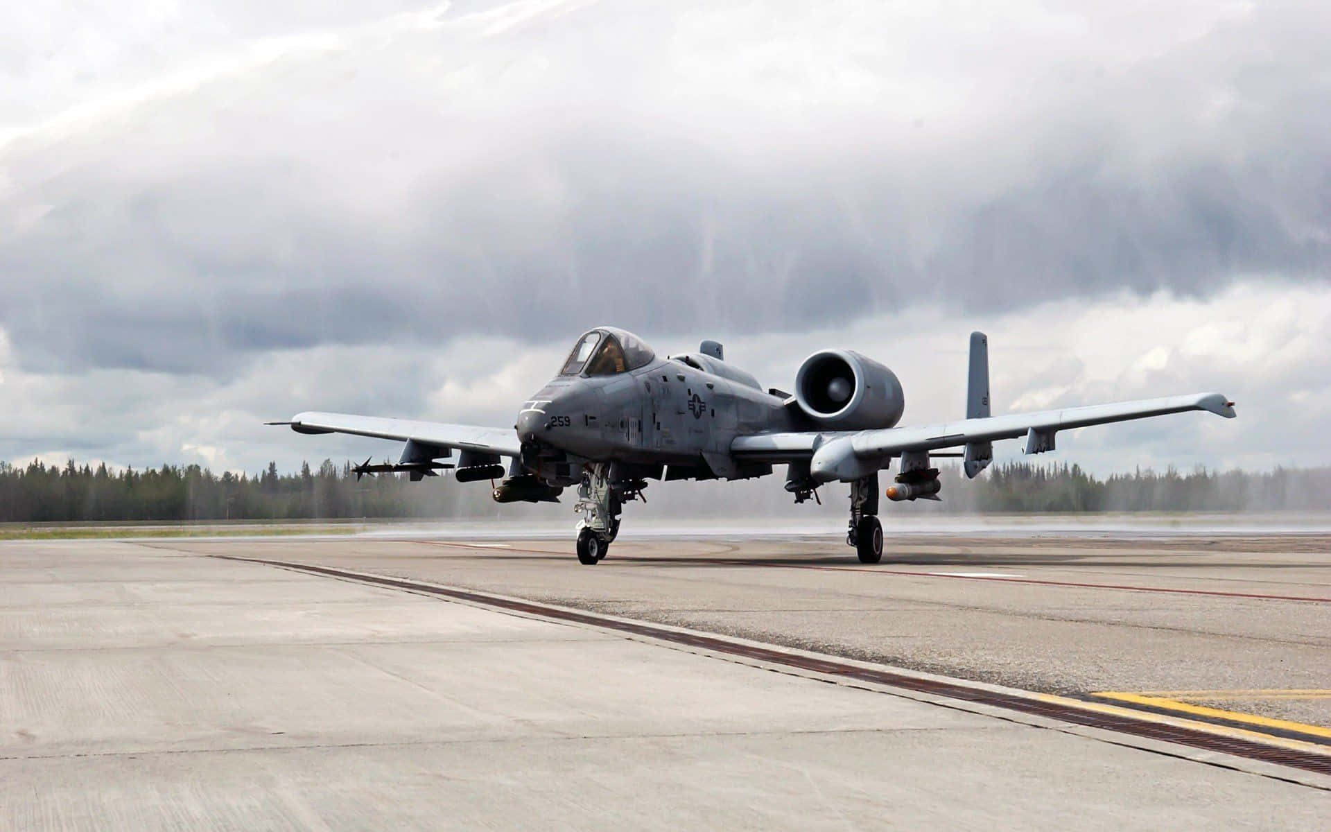 Quitarun A-10 Warthog. Fondo de pantalla