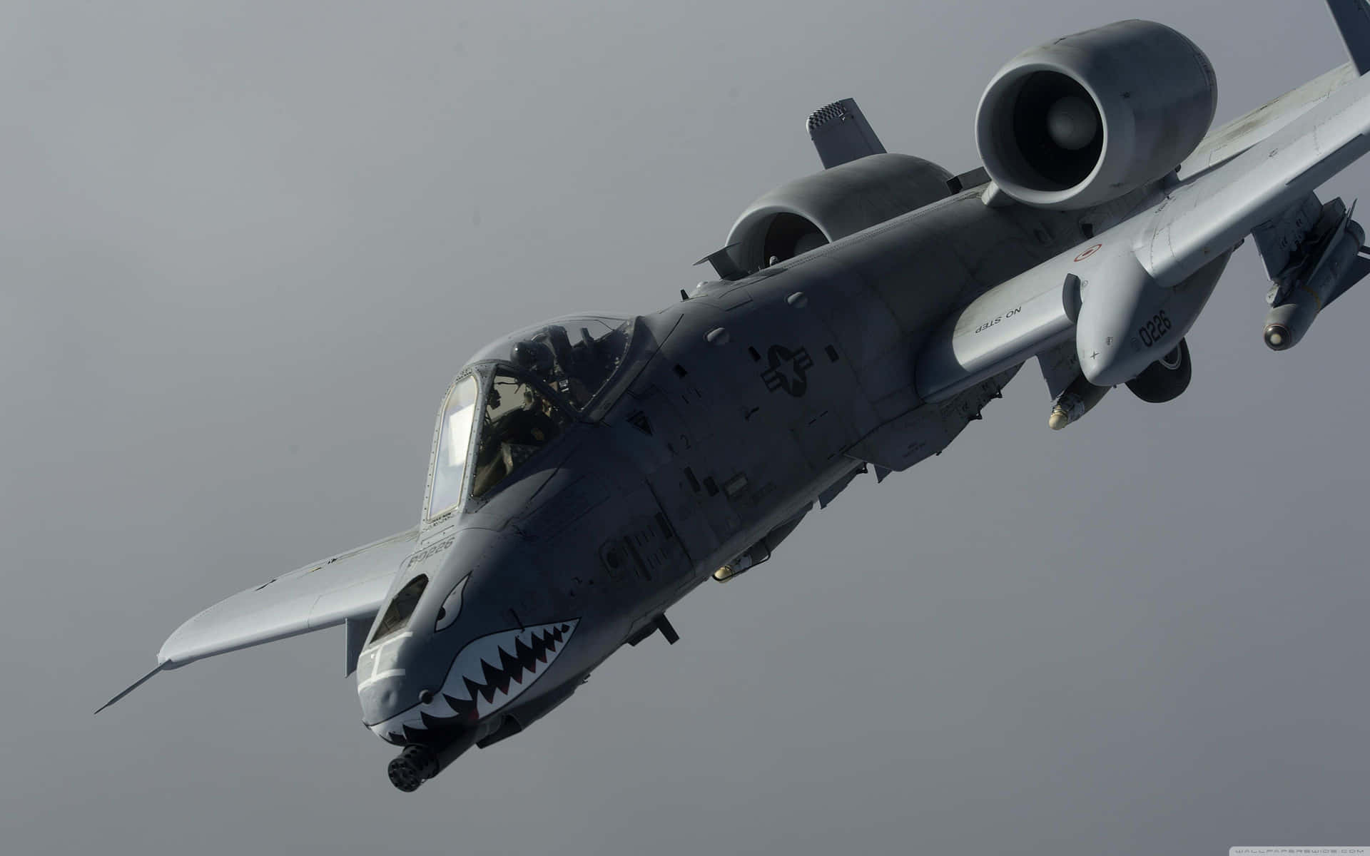 Et U.S. Air Force A-10 Warthog fly til en base i Florida. Wallpaper
