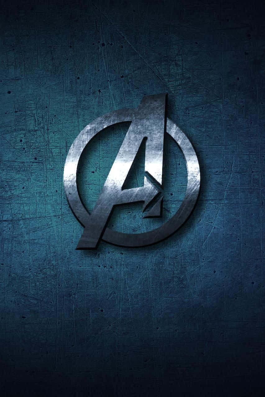 Baggrundmed Det Store Bogstav A-logo Fra The Avengers.