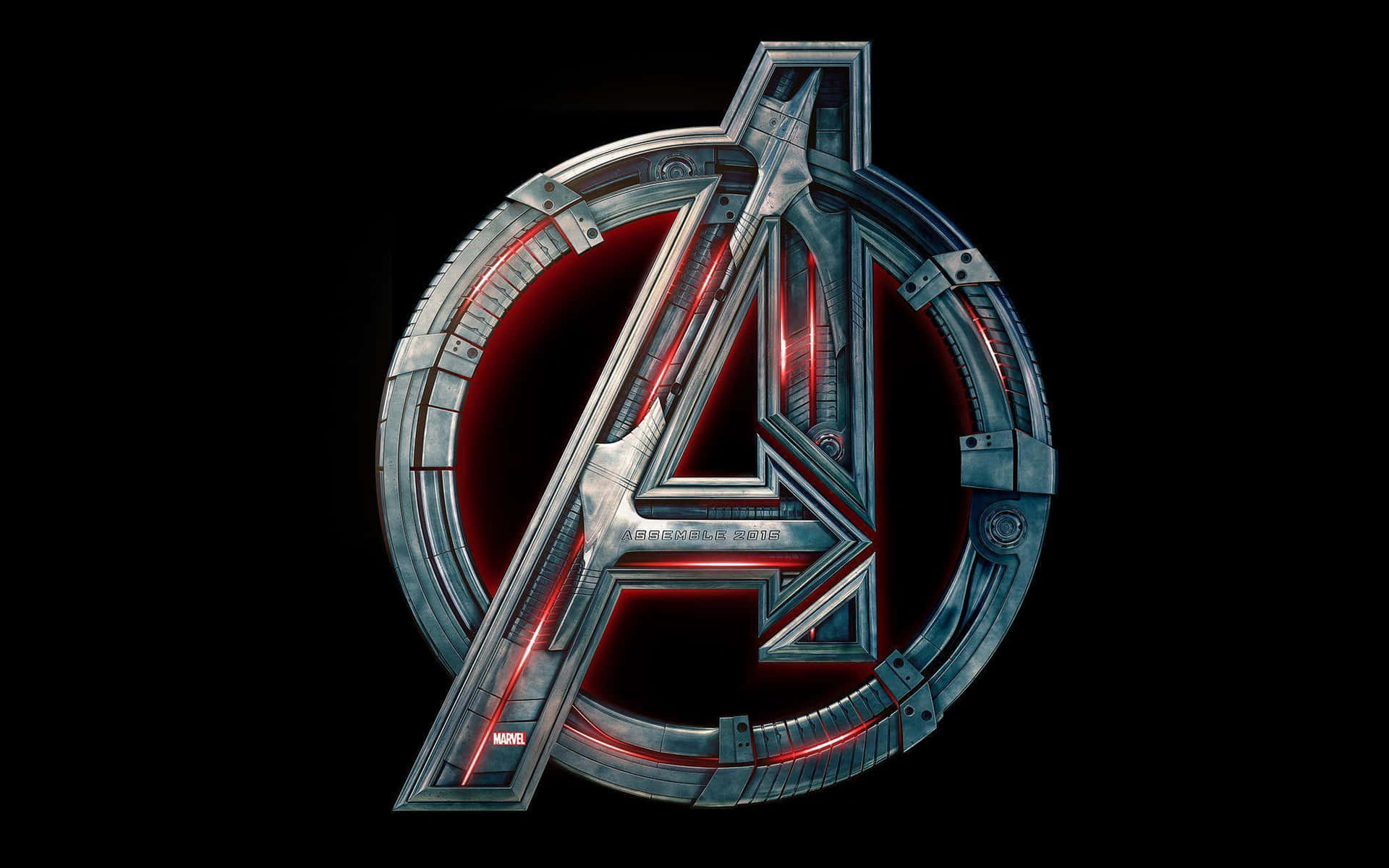 Sfondocon Logo Dei Lettera A Degli Avengers